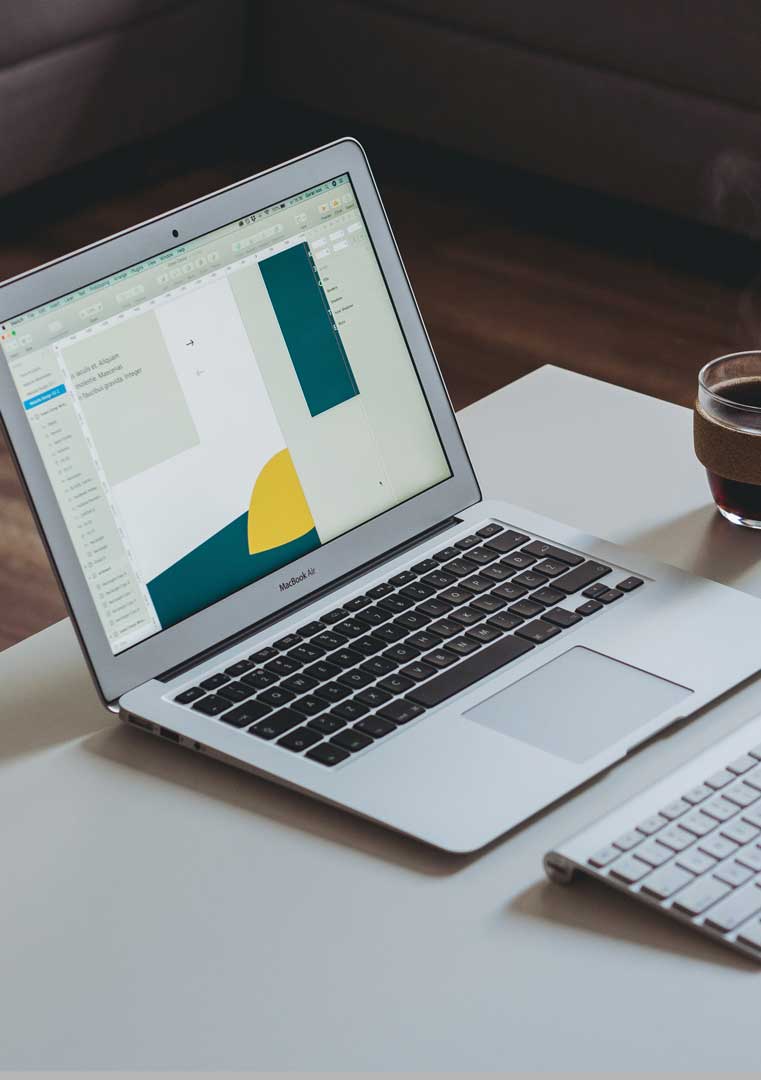 Logo design workspace