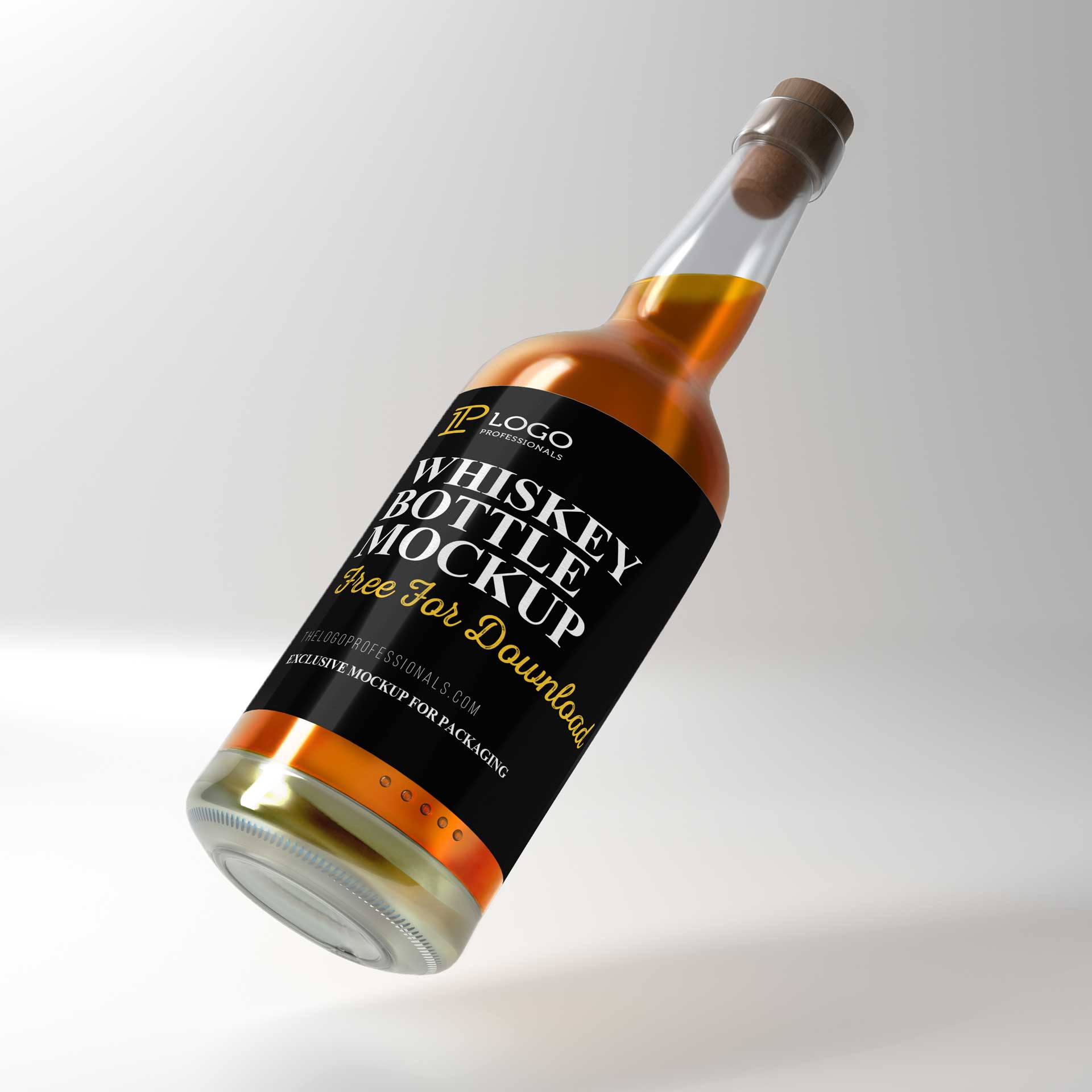 Flying Whiskey Mockup After